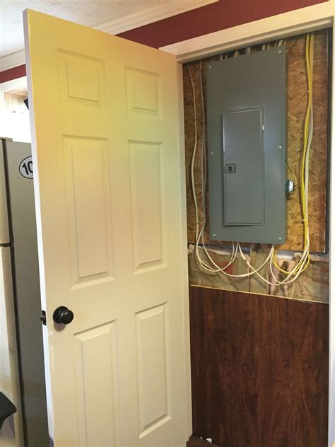 electrical boxes inside wardrobes|diy closet around electrical panel.